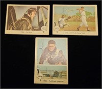 (3) 1959F Ted Williams Baseball Cards