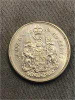 1963 CANADA SILVER ¢50 COIN