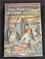 1st Ed Judy Bolton The Warning On The Window HC #2