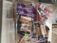 300 count cosmetics in plexiglass display