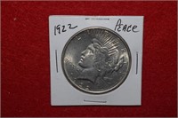 1922 Peace Silver Dollar