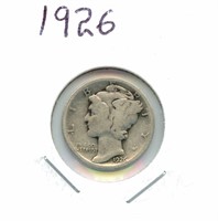 1926 Mercury Silver Dime