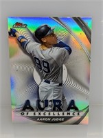 2022 Topps Finest Aura of Excellence Aaron Judge