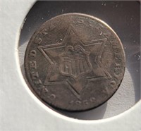 1858 3-Cent Silver Piece