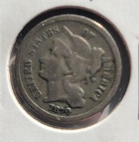 1870 3-Cent Piece