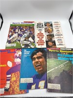 1960s vintage football and sports magazines