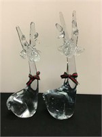 Enesco Heavy Glass Reindeer Decor