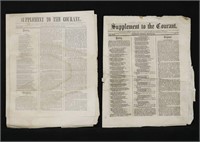 Civil War Newspaper, 1864