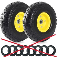 2pk 10 Solid Tires & 8pk Pushnuts