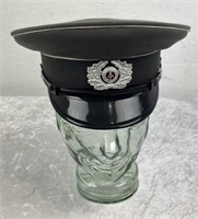 East German Officers Peak Cap