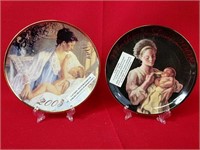 Two Avon Mother's Day Saucers