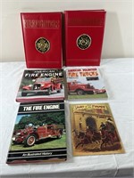 Fire engine and firefighter books