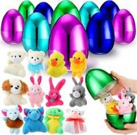 12 Set 6' Jumbo Easter Eggs with Plush Toys