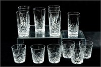 Set of (12)  Waterford Glassware Maureen Pattern