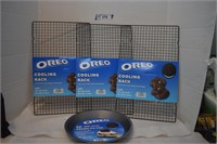 3 NEW Oreo Cooling Racks and 9.6" Non-Stick Pan