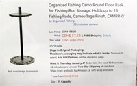 Fishing Rod Storage ~ Holds 15 Rods Camo Finish