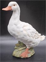 Bisque Ceramic 10.5in Duck Figurine