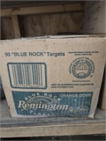 Remington "Blue rock" targets. 1 full box and a