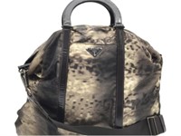 PRADA Gray Scale Designer 2 Way Shoulder Bag