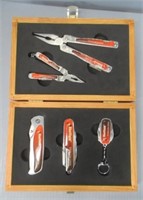 Sheffield's stainless steel set of folding knives