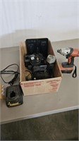 Batteries  charger and tools untested