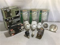 Assort light bulbs, some unopened