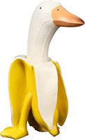 Banana Duck Art Statue for Indoor