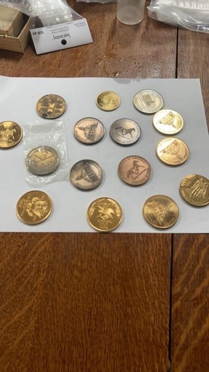 Misc medals coins