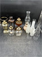 Variety of Oil Lamps & Parts
