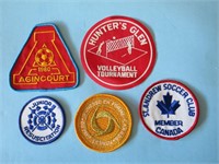 1980s Ontario Sports Patches Lot Canada