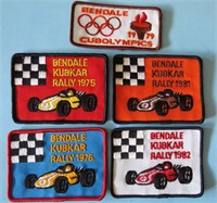 1970-80s Boy Scouts Cub Car Rally Patches Go Carts