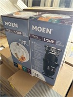 2- MOEN 1/3hp GXP33C PRO DISPOSAL'S