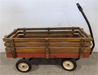 Vintage wooden Sears Roebuck and Co wagon.