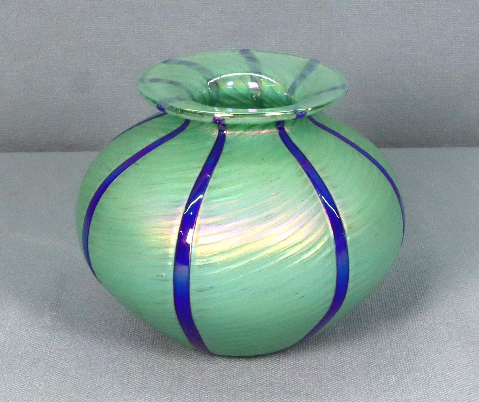3.75"H Contemporary Art Glass Vase