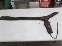leather 45 cal handgun belt
