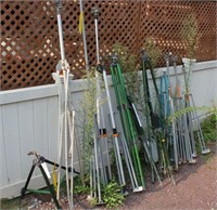 (12) assorted size and style sprinkler stands