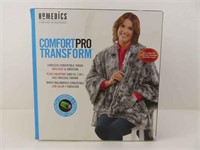 Cordless Convertible Throw with heat, vibration