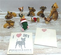 CHIHUAHUA FIGURINES & DECALS
