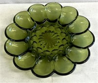 Green glassware/egg serviceware