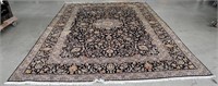 Kashan hand made signed rug approx 133"x101"