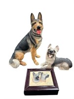 Estate Dogs & Dog Trinket Box