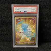 PSA 10 Mew Gold Full Art Celebrations