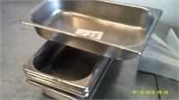 Lot of 5 Stainless Food Containers