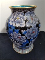 8-in decorative metal vase