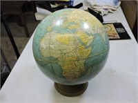 Vintage Cram's Terrestrial 101/2" globe