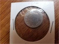 1898 V Nickle Coin