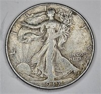 1939 d XF Walking Liberty Half Dollar