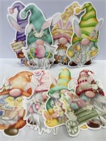 8pcs of gnome Easter lawn decorations