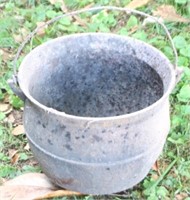 Cast Iron Pot (As is/Hole in Bottom)