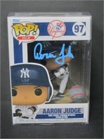 Aaron Judge Yankees signed Funko Pop w/coa